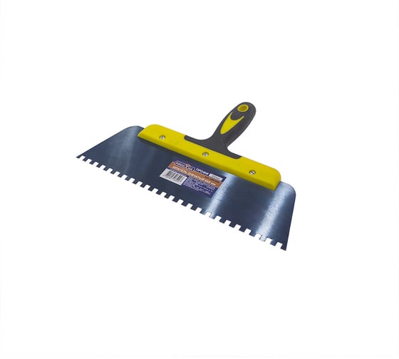 Изображение товара Шпатель зубчатый РОССНА Профи 6x6 мм, 300 мм Р861059