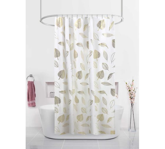 Изображение товара Штора для ванн Dasch 180х200 BT-829984, Золотой листопад 13824