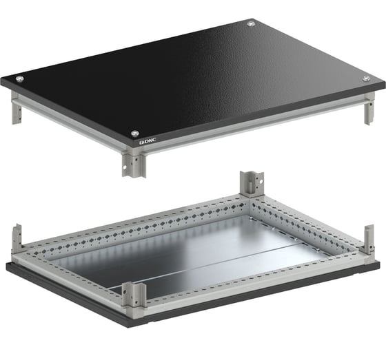 Изображение товара Крыша и основание DKC RAL9005 с направляющими для корпусов CQE N, ШхГ 600x800 мм, комплект R5NKTB68