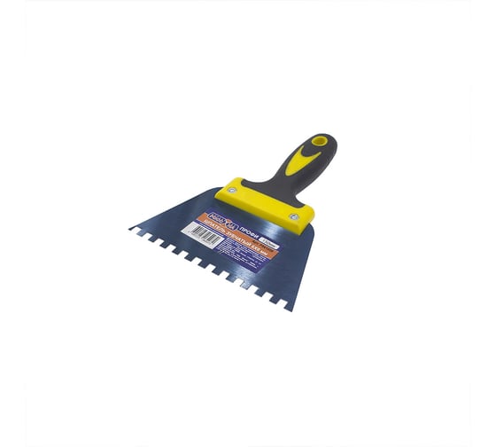 Изображение товара Шпатель зубчатый РОССНА Профи 6x6 мм, 150 мм Р861056