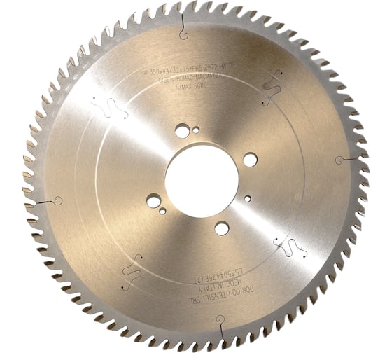 Изображение товара Диск пильный Dorigo 350x4.4/3.2x75+PH5 Z=72 LS3504475F72T