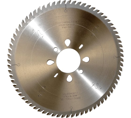 Изображение товара Диск пильный Dorigo 380x4.4/3.2x80+PH4 Z=72 LS3804480F72T