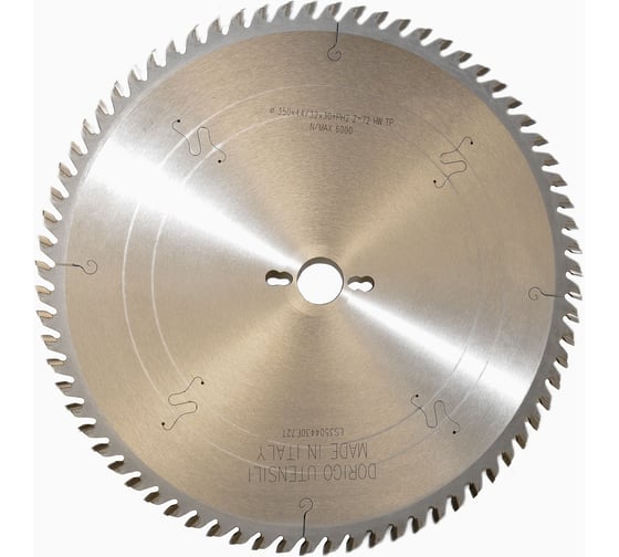 Изображение товара Диск пильный Dorigo 350x4.4/3.2x30+PH4 Z=72 LS3504430F72T