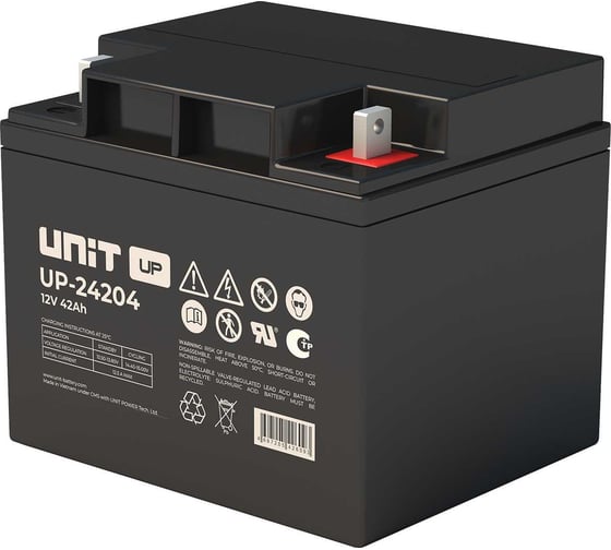 Изображение товара Аккумуляторная батарея UNIT UP-24204 12В-42Ач UP24204