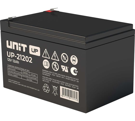 Изображение товара Аккумуляторная батарея UNIT UP-21202 12В-12Ач UP21202