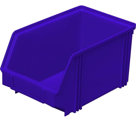 Изображение товара Лоток для склада ООО Комус 500 х 310 х 183 синий 7965, сплошной 1028924
