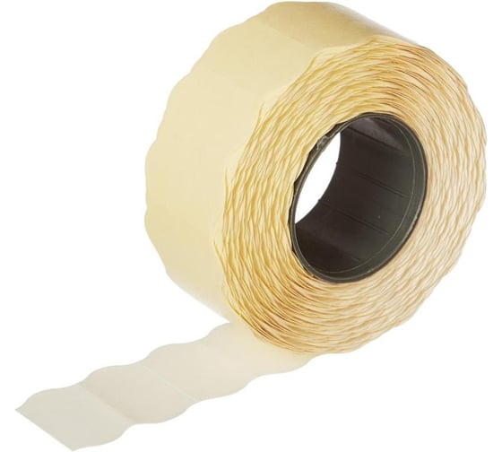 Изображение товара Этикет-лента ООО Комус Эконом 22х12 белая волна 1000шт/рул 10рул/уп 419599