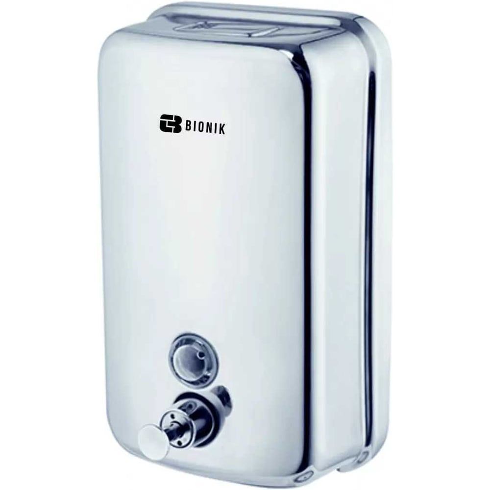 Изображение товара Дозатор для мыла настенный BIONIK металл 1л антивандальный