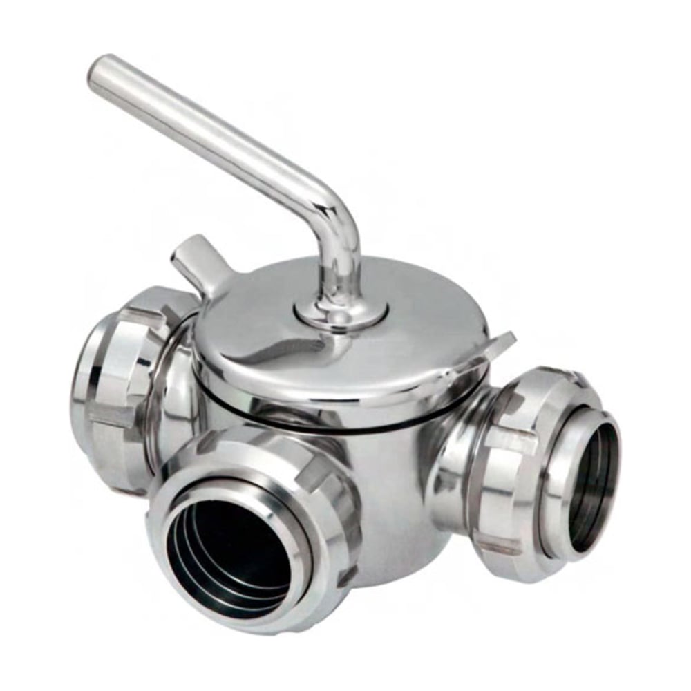 Изображение товара Трехходовой кран TITAN LOCK из нержавеющей стали DN32 T