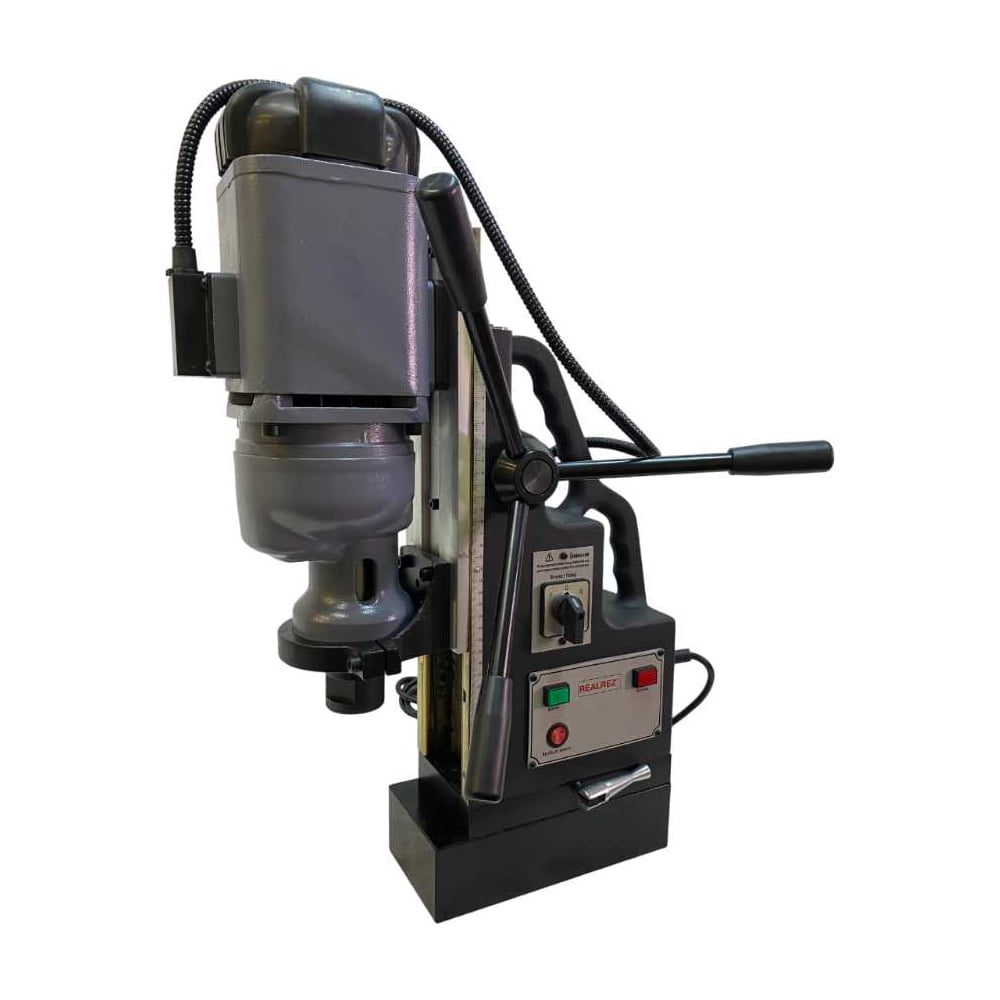 Изображение товара Магнитная дрель REALREZ RMD49Т 1900W для сверления металлических и твердых материалов