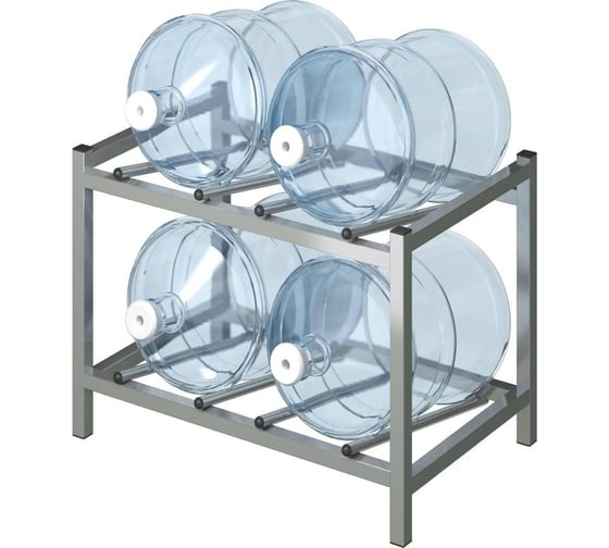 Изображение товара Металлическая мебель ООО Комус KD_Бомис-4Л стеллаж для воды бутилир. на 4 тар 656513