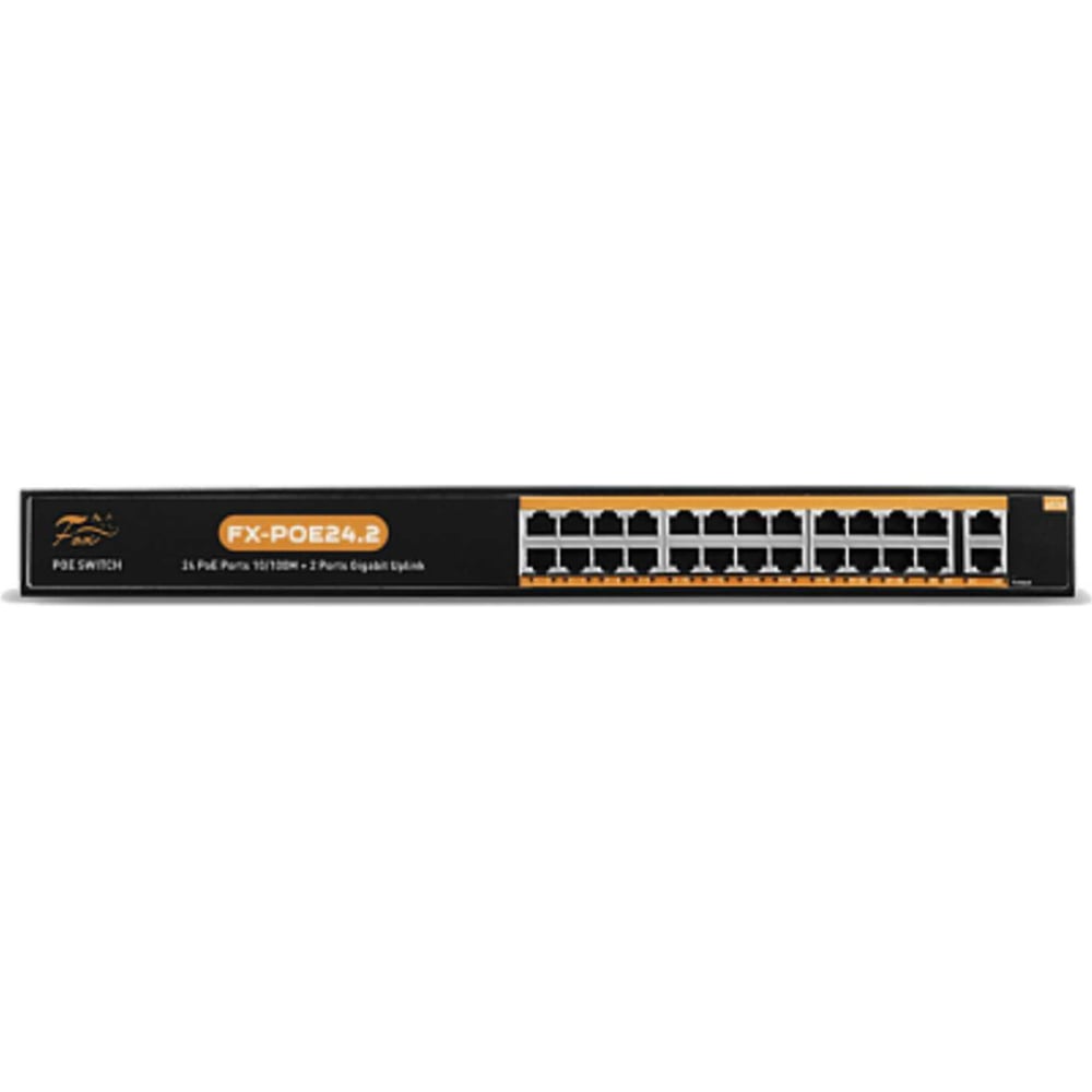 Изображение товара Коммутатор FOX FX-POE24.2 26 портов, неуправляемый Gigabit Ethernet