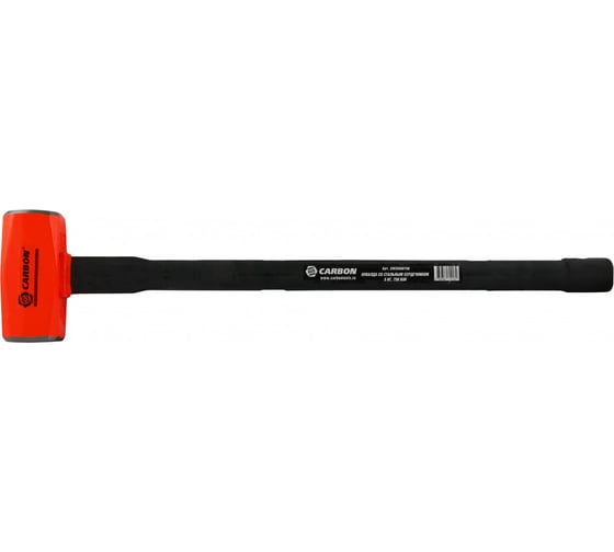 Изображение товара Кувалда с резиновой рукояткой и стальным сердечником Carbon 5 кг CHISH50750 086877