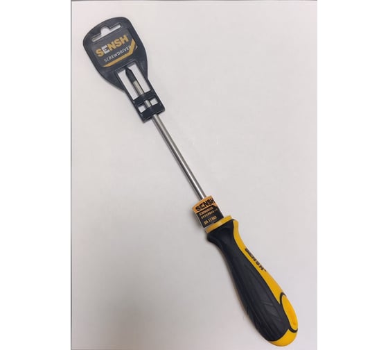 Изображение товара Крестовая отвертка с двухцветной ручкой SENSH PH2x150 мм SH-11303
