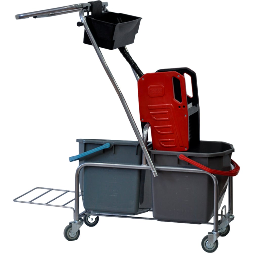 Изображение товара Тележка уборочная офисная ОФИСМАГ Eсо-Force 2 ведра по 25л с отжимом