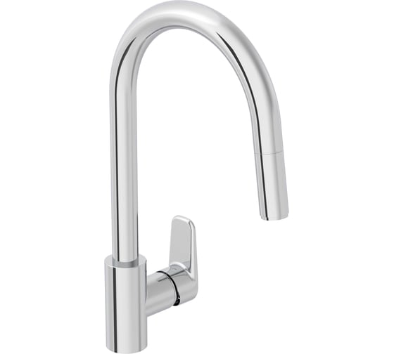 Изображение товара Смеситель для кухни с выдвижным изливом VitrA Flow Soft, хром A43445EXP