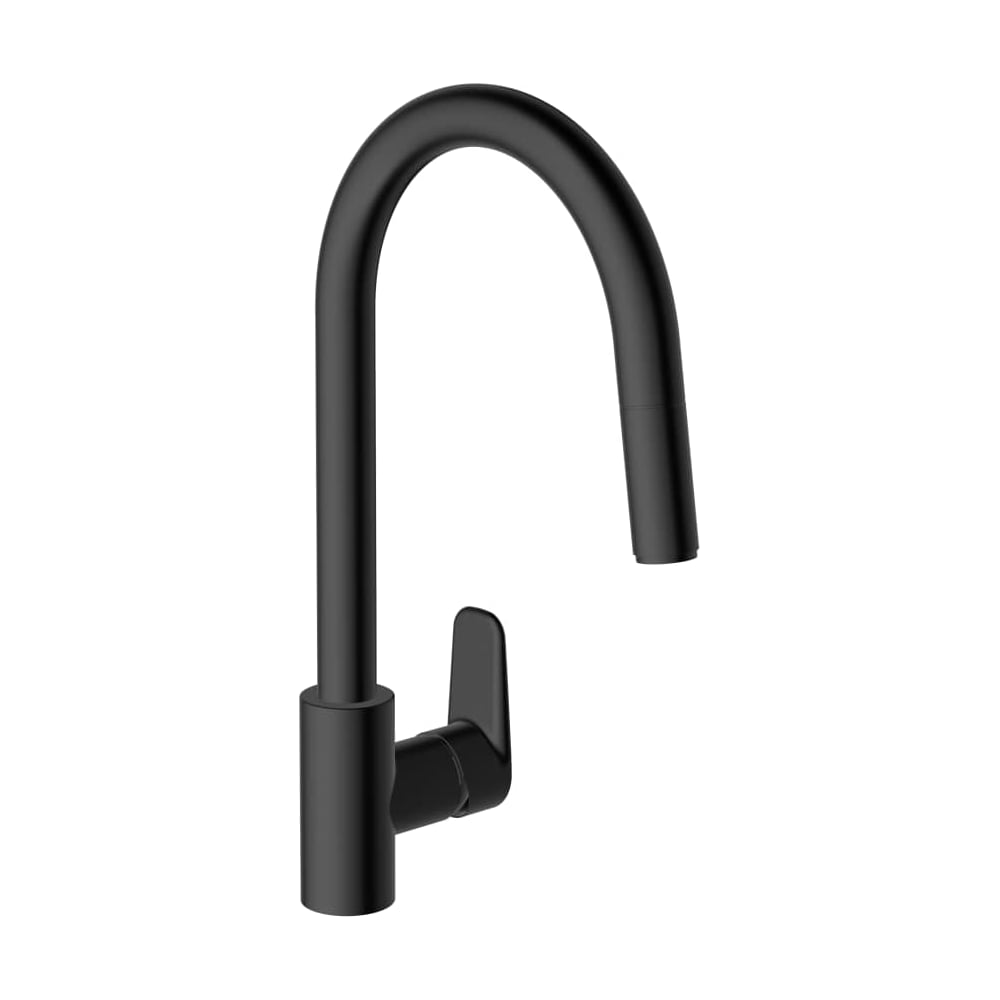 Изображение товара Смеситель для кухни с выдвижным изливом VitrA Flow Soft, черный A4344536EXP Изображение товара Смеситель для кухни с выдвижным изливом VitrA Flow Soft, черный A4344536EXP