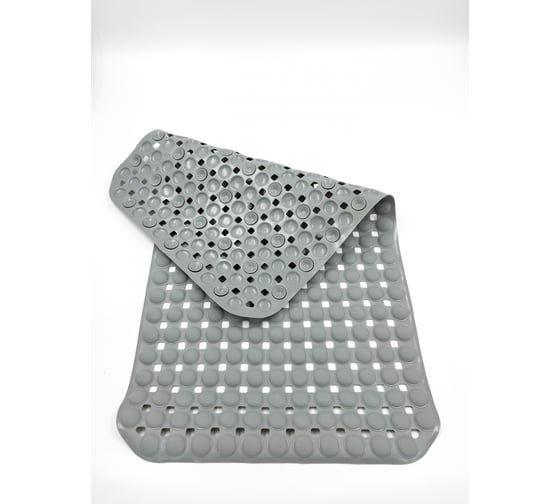 Изображение товара Коврик для ванной Joy Home Eco 68х37 см, серый 14622