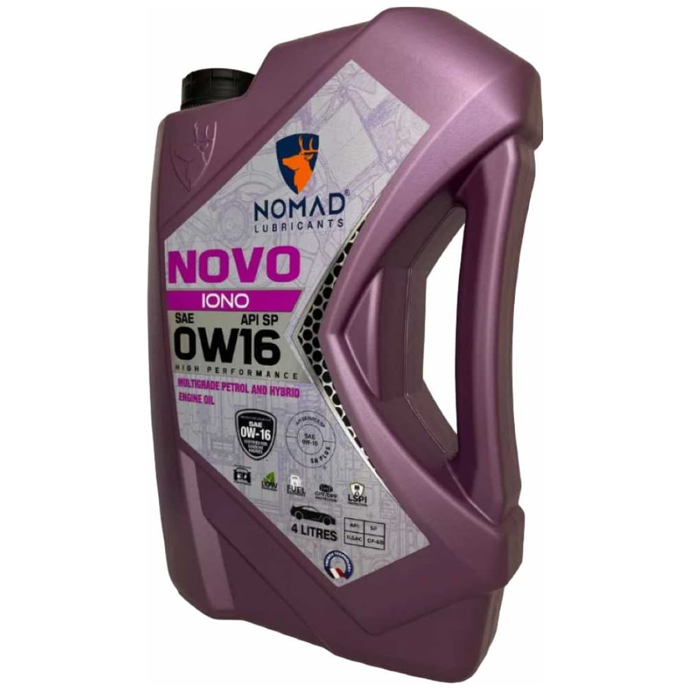 Изображение товара Масло моторное NOMAD NOVO Iono 0W-16 4 литра для легковых авто