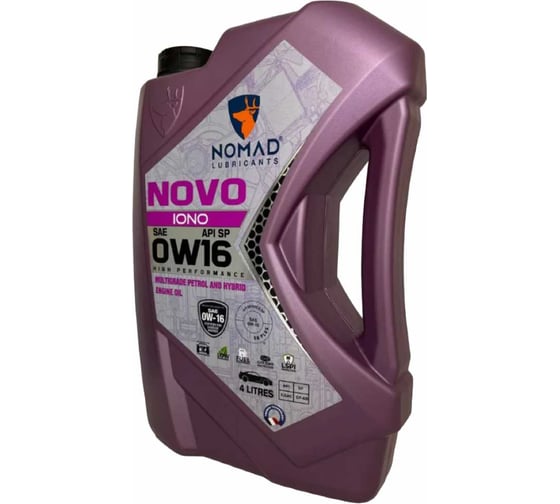 Изображение товара Масло моторное NOMAD NOVO iono 0W-16 4 л 35781