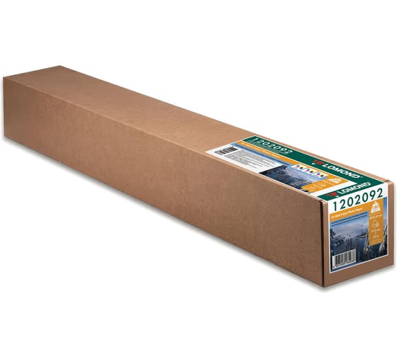 Изображение товара Бумага широкоформатная для плоттера ОФИСМАГ рулон, 914 мм х 30 м, втулка 50,8 мм, 180 г/м2, матовое покрытие, LOMOND 1202092 110381