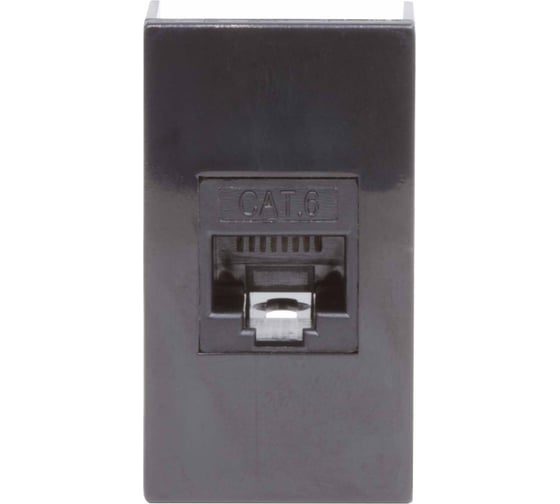 Изображение товара Розетка DKC RJ 45, кат.6, Viva, 1 модуль,черн, 1 шт. 45258