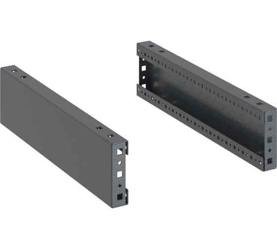 Изображение товара Панели цоколя DKC для корпусов CQE CQE N, ШхГ 400 мм, В=100 мм, RAL7011, комплект 2 шт. 1 КМП R5NFP40