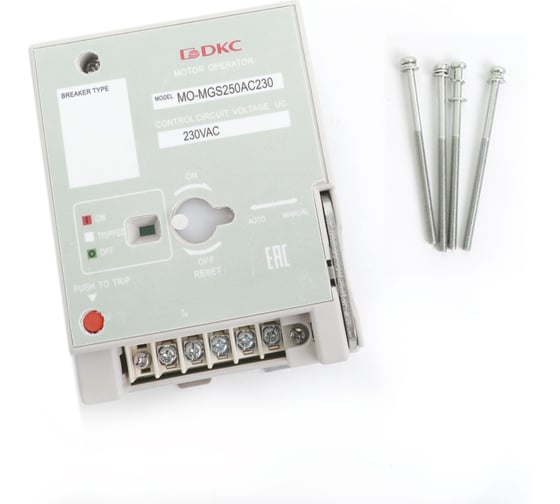 Изображение товара Моторный привод MO для MGS125 напряжение AC230 1 ШТ MO MGS125AC230 DKC MO-MGS125AC230