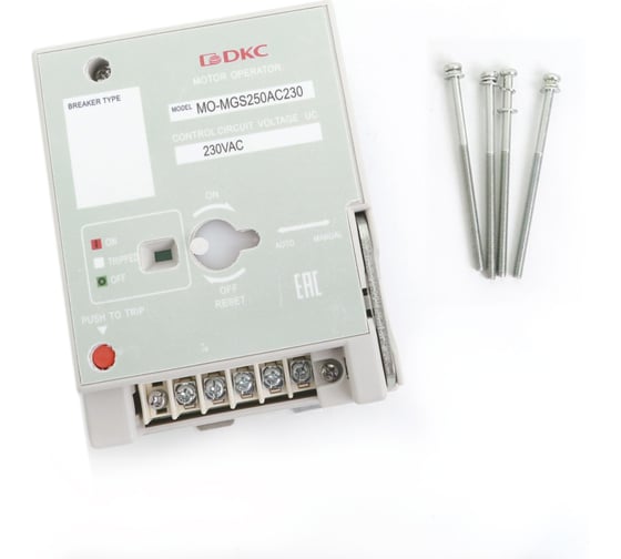 Изображение товара Моторный привод DKC MGS160AC230 MO для MGS160 напряжение AC230 1 шт MO-MGS160AC230