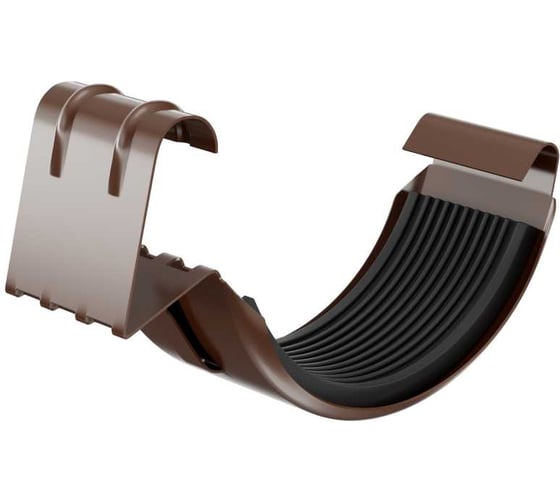 Изображение товара Соединитель желоба МЕТАЛЛИК и КО цинк, 0.70 (RAL 8017) п/о НN_02169512