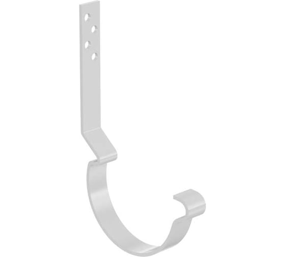 Изображение товара Держатель желоба карнизный МЕТАЛЛИК и КО 125, цинк, 4.00 (RAL 9003) п/о О0000054595