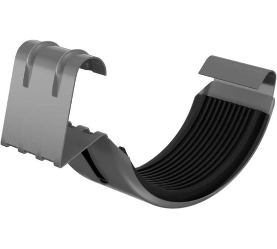 Изображение товара Соединитель желоба МЕТАЛЛИК и КО цинк, 0.70 (RAL 7024) п/о НN_03172400