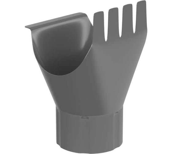 Изображение товара Воронка выпускная штампованная МЕТАЛЛИК и КО 100, цинк, 0.50 (RAL 7024) О0000104426