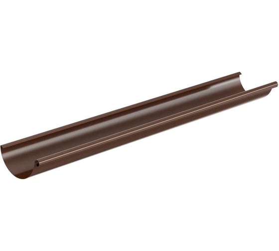 Изображение товара Желоб МЕТАЛЛИК и КО 3000, цинк, 0.50 (RAL 8017) двустор. НТ-00009007