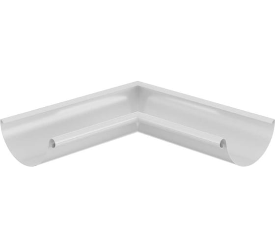 Изображение товара Желоб угловой внутренний штампованный МЕТАЛЛИК и КО цинк, 0.50 (RAL 9003) О0000086532