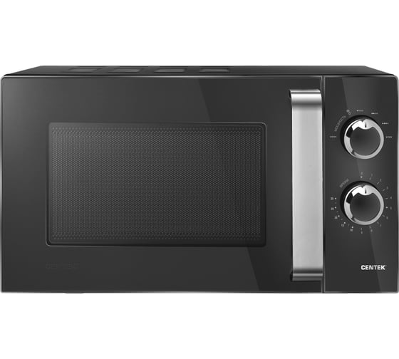Изображение товара Микроволновая СВЧ печь Centek CT-1570 черный 900W, 23 л, 6 режимов, увеличенный объем камеры
