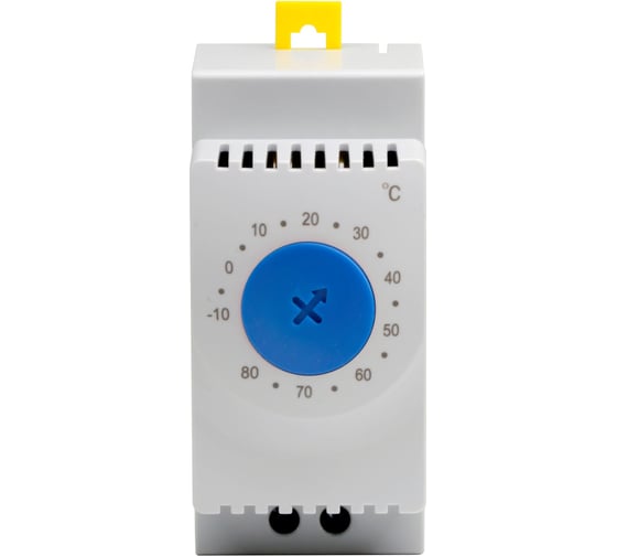 Изображение товара Термостат DKC с регулируемым диапазоном температуры 10 80C, NO контакт 1 шт R5THNO