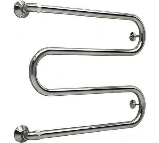 Изображение товара Полотенцесушитель ТЕРМОДИЗАЙН М (c полкой) (AISI 304) H=500, W=500 TDMP002