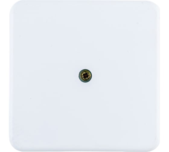 Изображение товара Распаечная коробка для кабель-канала УРАЛ ПАК 75х75х28мм, белая, без клеммы IP40 КР-513190075-056