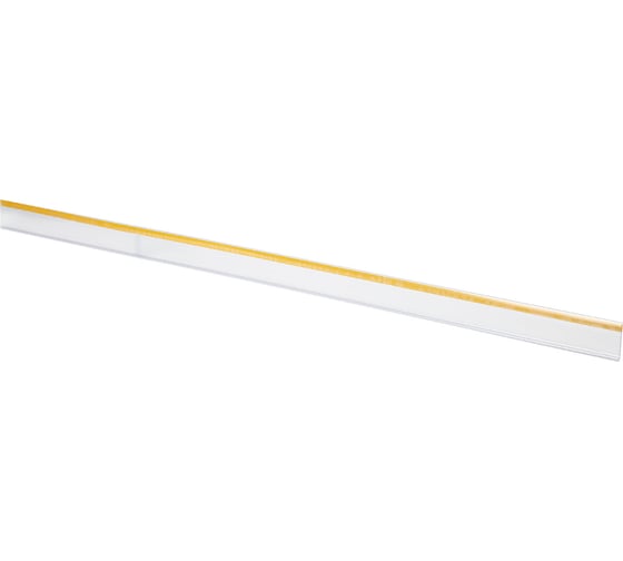 Изображение товара Ценникодержатели полочные ОФИСМАГ самоклеящиеся, прозрачные, 1000 мм, КОМПЛЕКТ 10 шт, EPG DBR39, 197265 291261