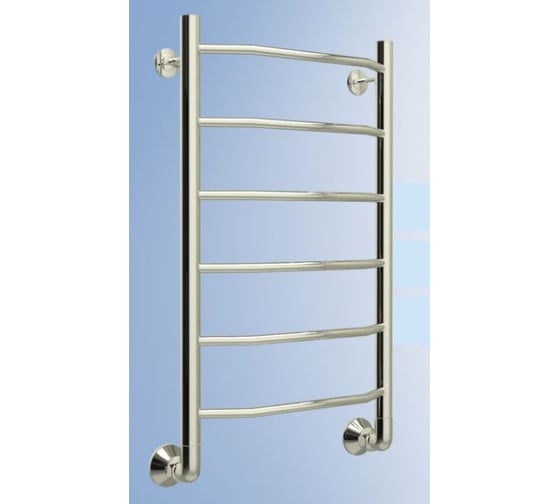 Изображение товара Полотенцесушитель ТЕРМОДИЗАЙН нерж. E Hit (лесенка) W=500, H=1000 (6 перекладин) 1/2в.р. TDEH003