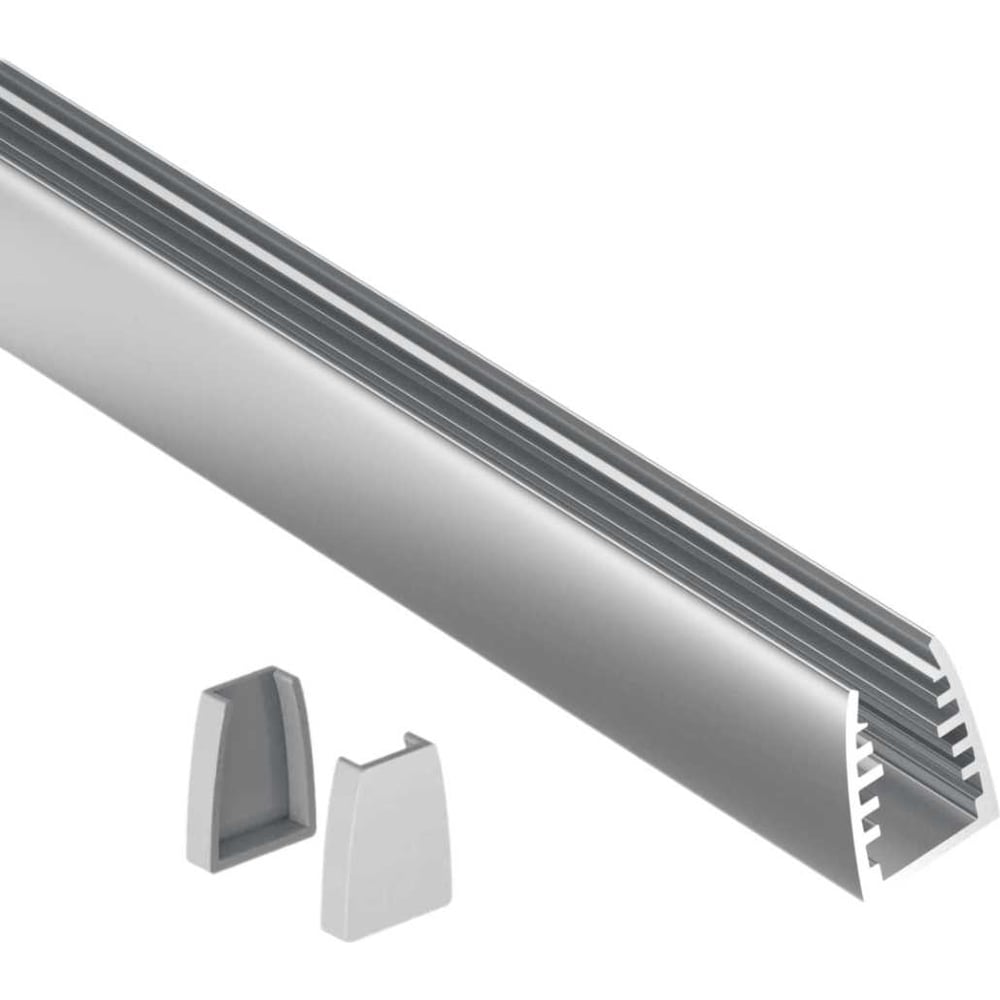 Изображение товара Алюминиевый профиль для светодиодной ленты Geniled 1 метр торцевой универсальный
