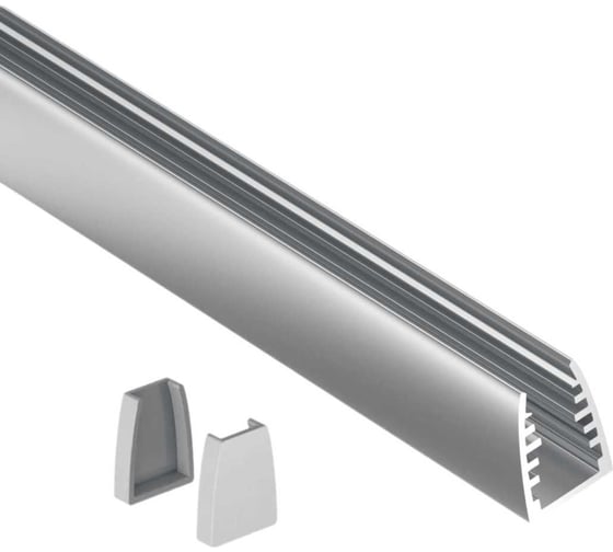 Изображение товара Алюминиевый профиль для светодиодной ленты Geniled для стекла, торцевой, 1 метр, 3 шт 12137_1_3