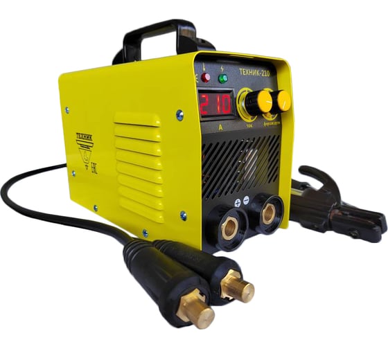 Изображение товара Инвертор ТД Техник Техник-210 ЦТ, форсаж дуги, 35-50 каб.соед. держак , масса, кабель 210А 60%ПН 16