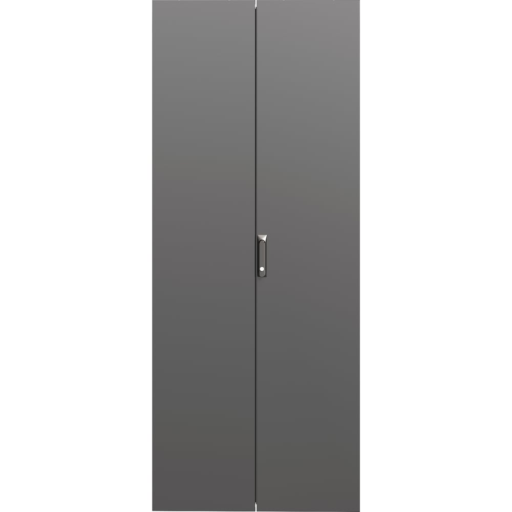 Изображение товара Дверь сплошная DKC двухстворчатая для шкафов серия IT CQE 1400x800 RAL9005