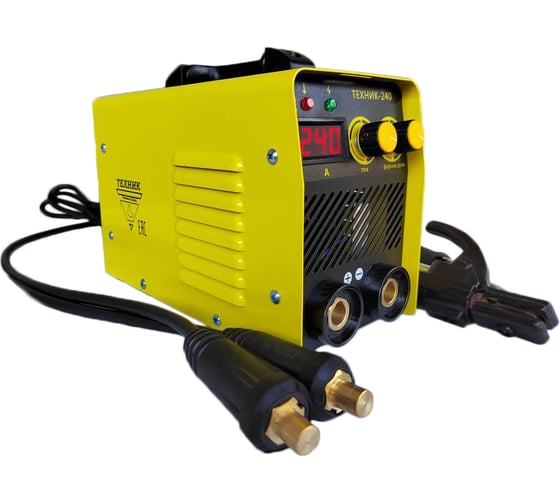 Изображение товара Инвертор ТД Техник Техник-240 ЦТ, форсаж дуги, 35-50 каб.соед. держак , масса, кабель 240А 60%ПН 17