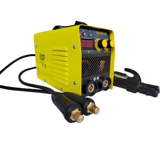 Изображение товара Инвертор ТД Техник Техник-270 ЦТ, форсаж дуги, 35-50 каб.соед. держак , масса, кабель 270А 60% 18