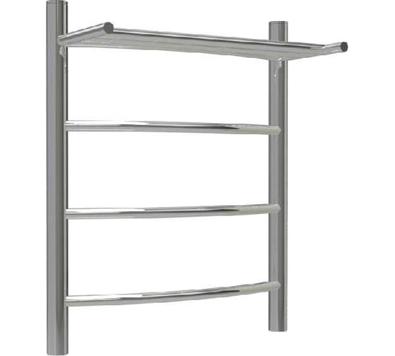 Изображение товара Полотенцесушитель ТЕРМОДИЗАЙН нерж. RP (лесенка с полкой) W=500, H=600 (3 перекладин) 1/2в.р. TDRP004