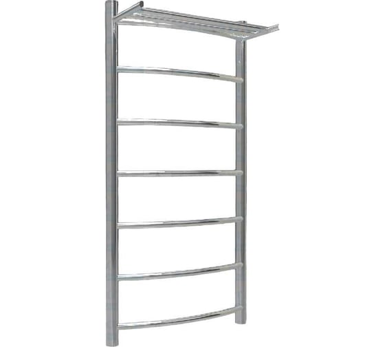 Изображение товара Полотенцесушитель ТЕРМОДИЗАЙН нерж. RP (лесенка с полкой) W=500, H=1000 (6 перекладин) 1/2в.р. TDRP006