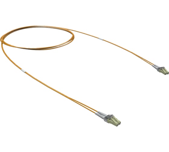 Изображение товара Оптический коммутационный шнур DKC Duplex LC UPC/LC UPC, 50/125 OM2, 10 м, 1 шт. RNPC50DLL10